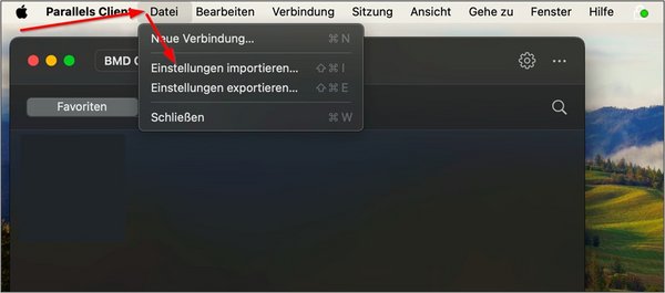 Under "File", you can find "Import settings".
