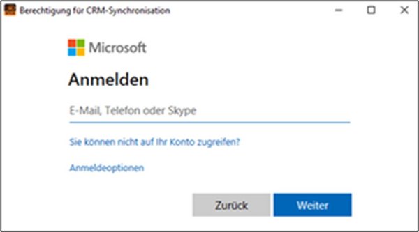 Dialogue window for administrator consent