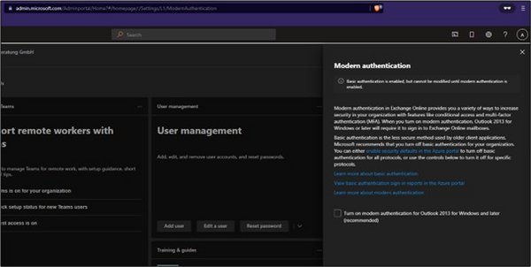 Modern Authentication