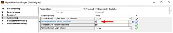 Screenshot_Anmeldung Parameter