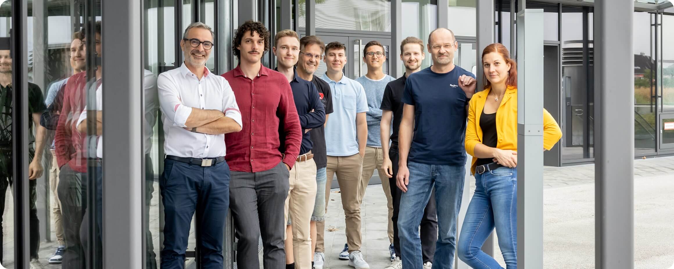 Das Foto zeigt das BMD KI-Team.