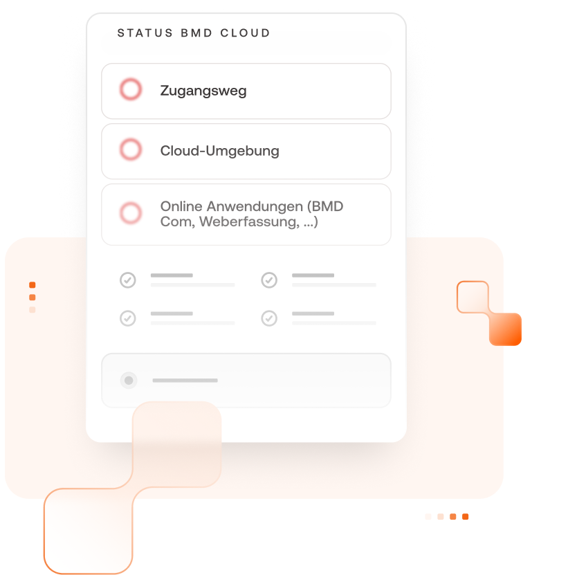 Darstellung des BMD Cloud-Status