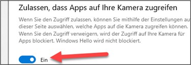 Allow the apps to access your camera.