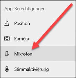 Click on "Microphone"