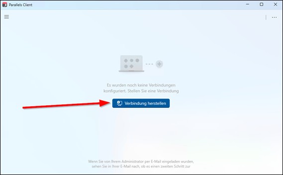 Click on "Establish connection".