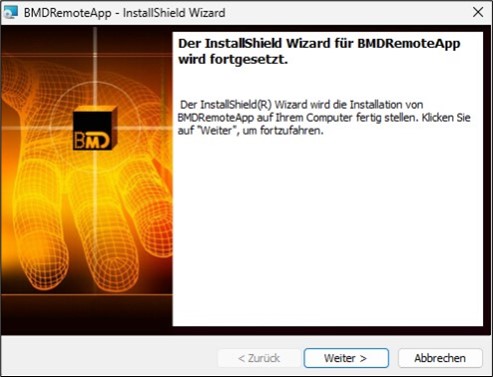 Screenshot_InstallShield Wizard für BMD Remote App wird fortgesetzt
