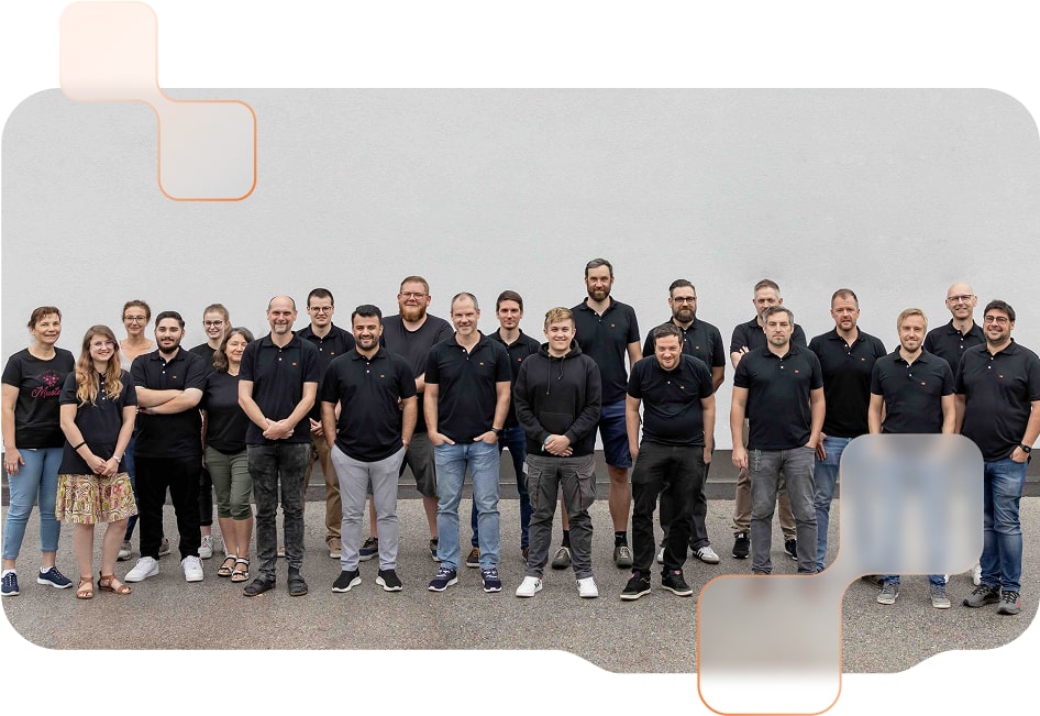 Gruppenfoto des BMD Technik Teams