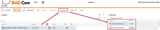 Screenshot aus der BMD Com Mandantenplattform [Screenshot © BMD]