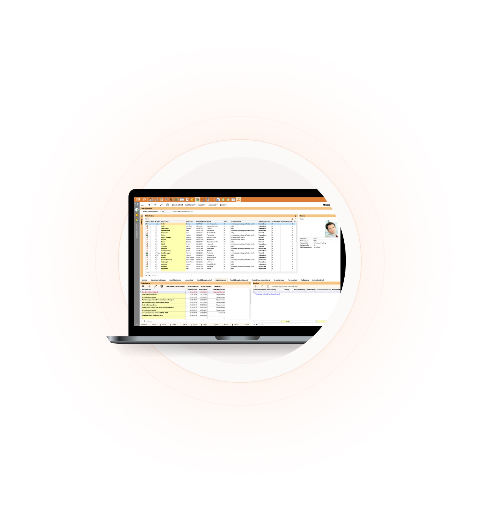 Screenshot BMD HCM Software